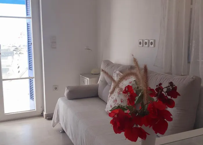 Lägenhet Haus Asterakia Aliko Beach